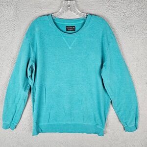 Goodlife Sweatshirt Men's Large Stretch Midweight Long Sleeve Crew Neck Made USA